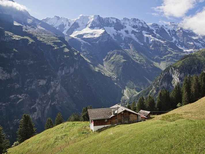 Lauterbrunnen valley seen from Mürren