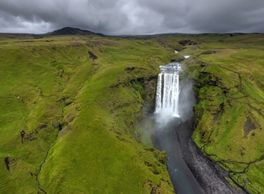 Skogafoss waterfalls